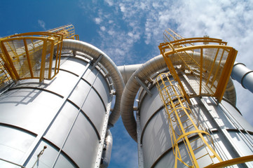 petrochemical industrial plant