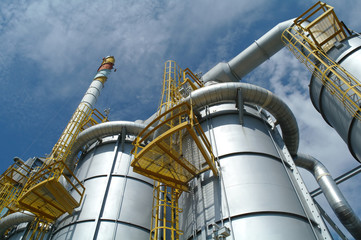 petrochemical industrial plant