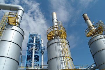 petrochemical industrial plant