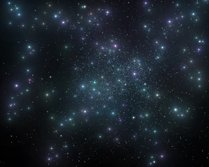 night sky, starry sky, stars, universe, galactic domain