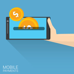 Flsmartphone processing of mobile payments 