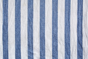 blue and white stripes fabric