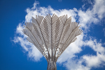 Wellington Silberfarn aus Metall © hardyuno