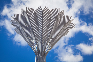 Wellington Silberfarn aus Metall © hardyuno