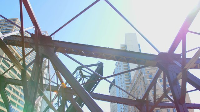 Chicago bridge and sunflair