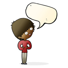 cartoon shocked woman with speech bubble