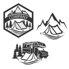 camping logo