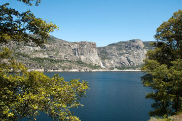 Hetch Hetchy Reservoir in Yosemite National Park. The source of water for San Francisco, CA.