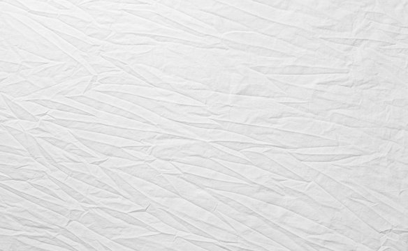White Wrinkled Fabric texture