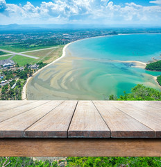 beautiful sea shore on the tropical summer time