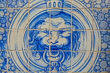 Vintage tiles from Lisbon, Portugal.
