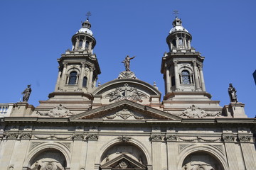 Obraz premium Ancient built Cathedral in Chile