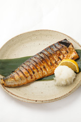 鯖の塩焼き