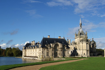 Fototapeta na wymiar Castle of Chantilly, France