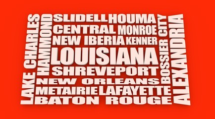 Louisiana state cities list