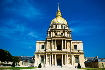 PARIS, FRANCE - AUGUST 21, 2012: Eglise Du Dome, Les Invalides,