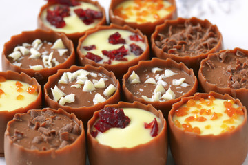 Ganache pralines