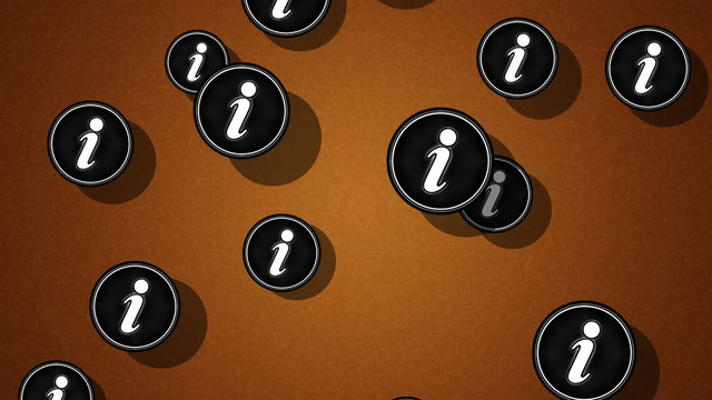Flying internet icons. Looping. Alpha channel is included.