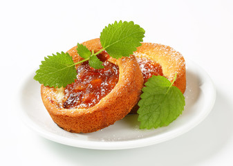 Small apple filled cakes
