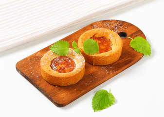 Small apple filled cakes