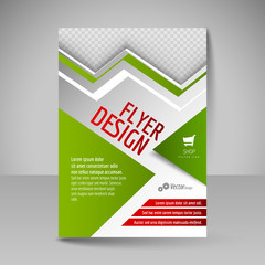 Fototapeta premium Editable A4 poster for design, presentation, magazine cover. Bus