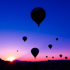 Fototapeta premium Cappadocia balloons