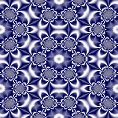 Kaleidoscopic abstract seamless generated texture