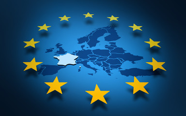 France union européenne à  Strasbourg, europe,  corse 