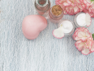 facial cream, cosmetics, fresh as flowers