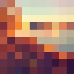 Autumn colorful abstract mosaic background template.