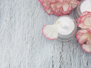 facial cream, cosmetics, fresh as flowers