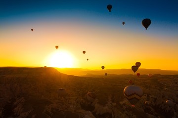 Naklejka na ściany i meble Cappadocia balloons