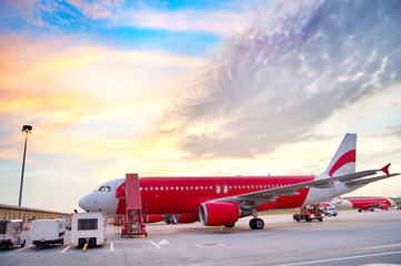 Plane at airport