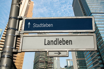 Schild 75 - Landleben