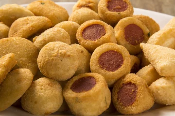  Mixed brazilian snacks fried © paulovilela