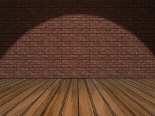 Duvar ve yer gorunumu basit isiklandirma ile 