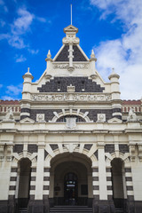 Neuseeland Dunedin Bahnhofsgebäude
