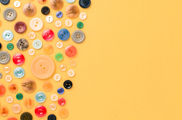 Colorful sewing buttons - obrazy, fototapety, plakaty