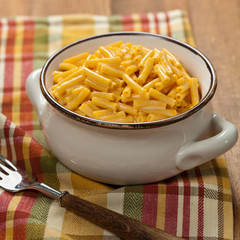 Macaroni and Cheese. Selective focus.