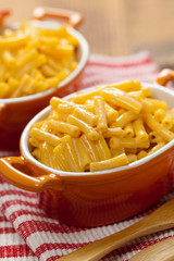 Macaroni and Cheese. Selective focus.