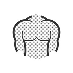 Male body icon design