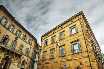 Piazza di Postierla in Siena