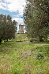 Fototapeta na wymiar Elea Velia in Roman times, is an ancient city of Magna Grecia