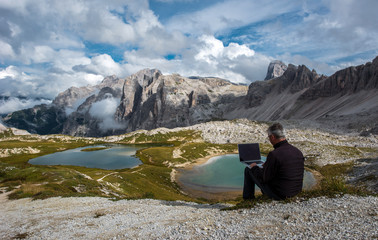 Fototapeta premium Man at work