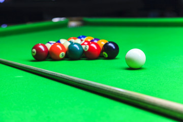 Billiard balls