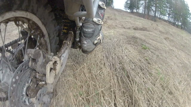 Riding on the offroad