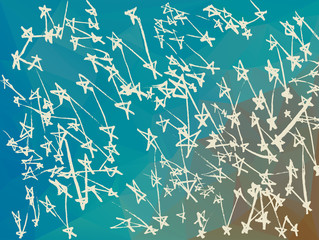 Stars constellations in Universe stylize background.