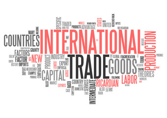 Word Cloud International Trade