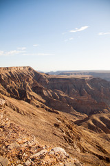 Naklejka na ściany i meble The second largest canyon in the world .