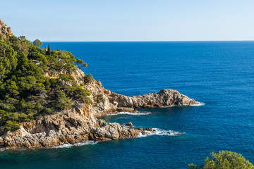 Fototapeta na wymiar Spain coast rocks